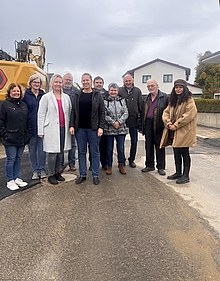 Anlieger der Ingolstäder Str. mit Annette Setzensack, Gamze Caglar und Alfons Fritsch, ÖDP